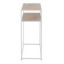 Voir la diapositive 3 : Paris Prix Console Design  Miraza  100cm Naturel & Blanc