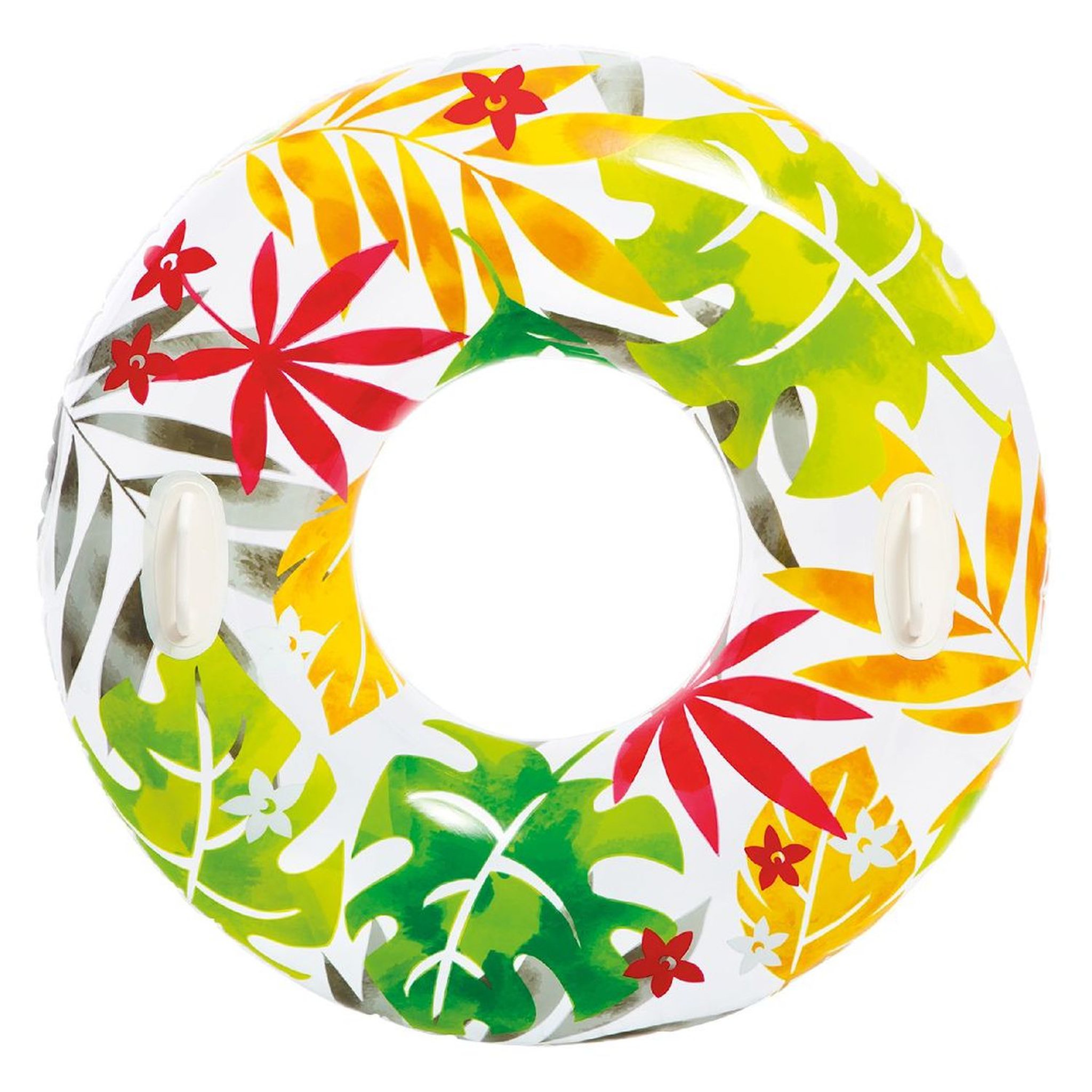 Voir la diapositive 2 : INTEX Bouée imprimé tropical 97 cm