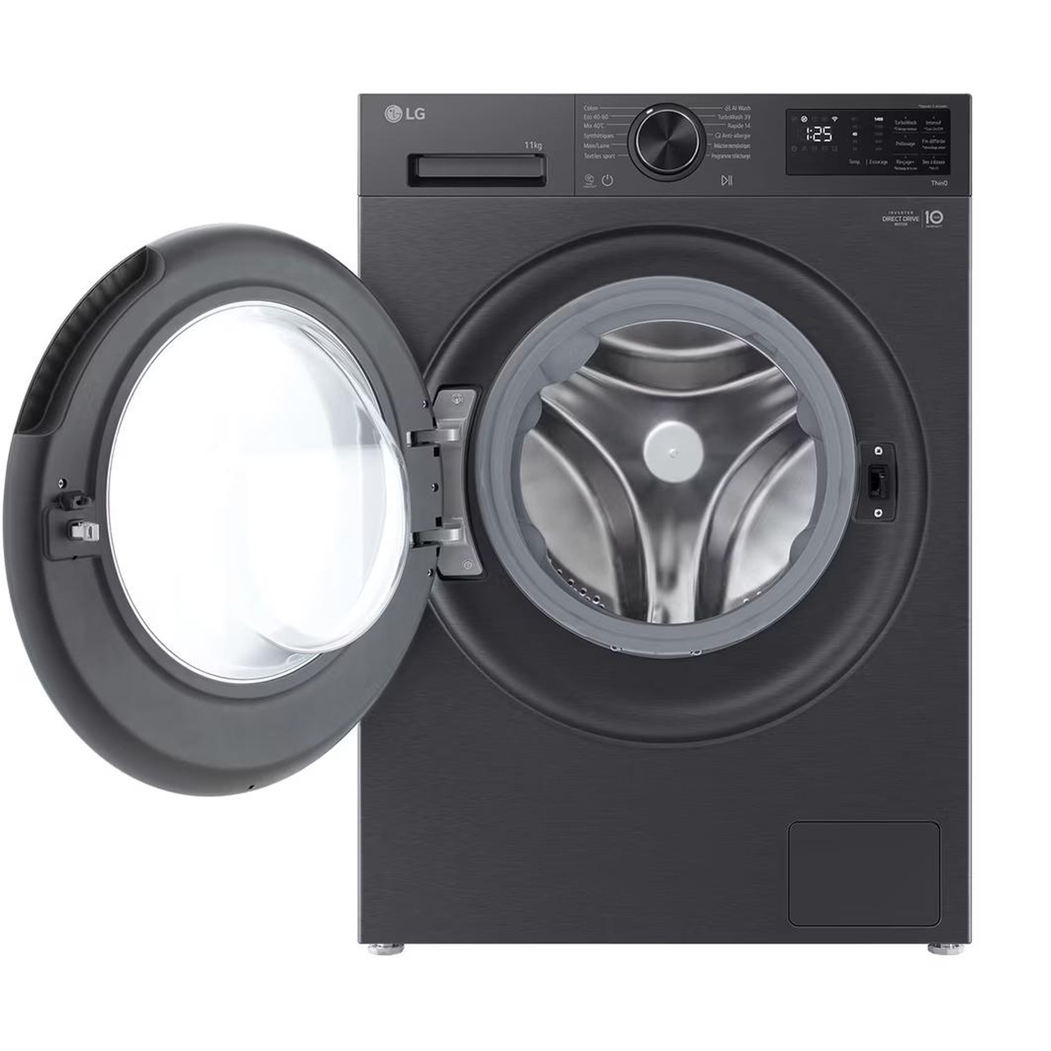 Voir la diapositive 3 : LG Lave-linge frontal 11kg 1400 tours/min - f14x56bmst
