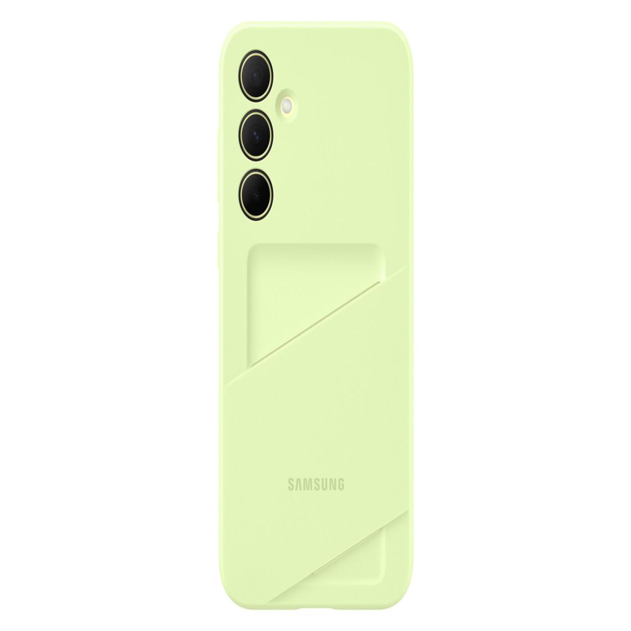 Voir la diapositive 2 : Samsung Coque souple Ultra fine avec porte carte pour Samsung Galaxy A35 5G Vert Clair