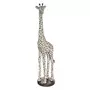  Statuette Déco  Girafe  89cm Noir & Ivoire
