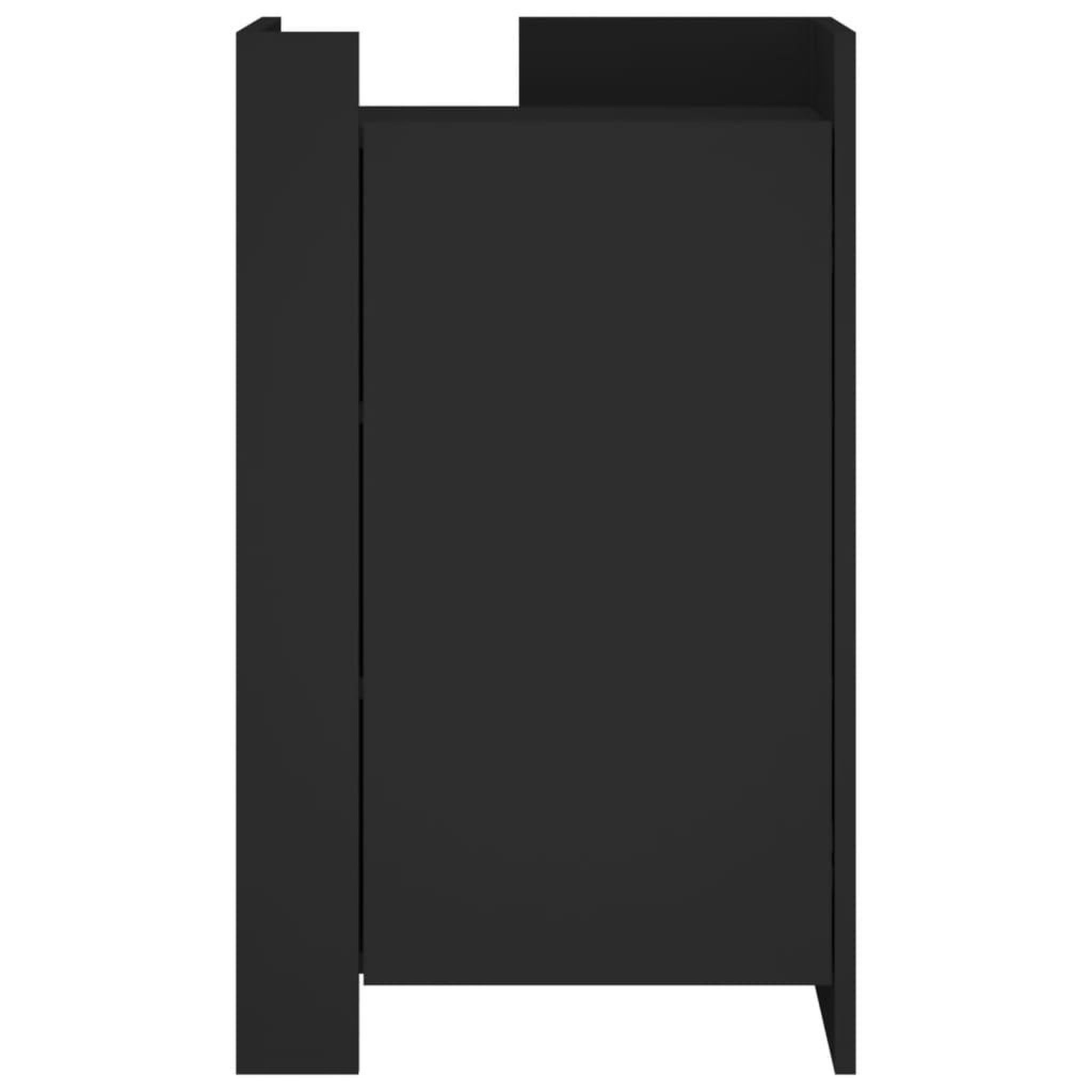 Voir la diapositive 4 : VIDAXL Buffet noir 45x35x75 cm bois d'ingenierie