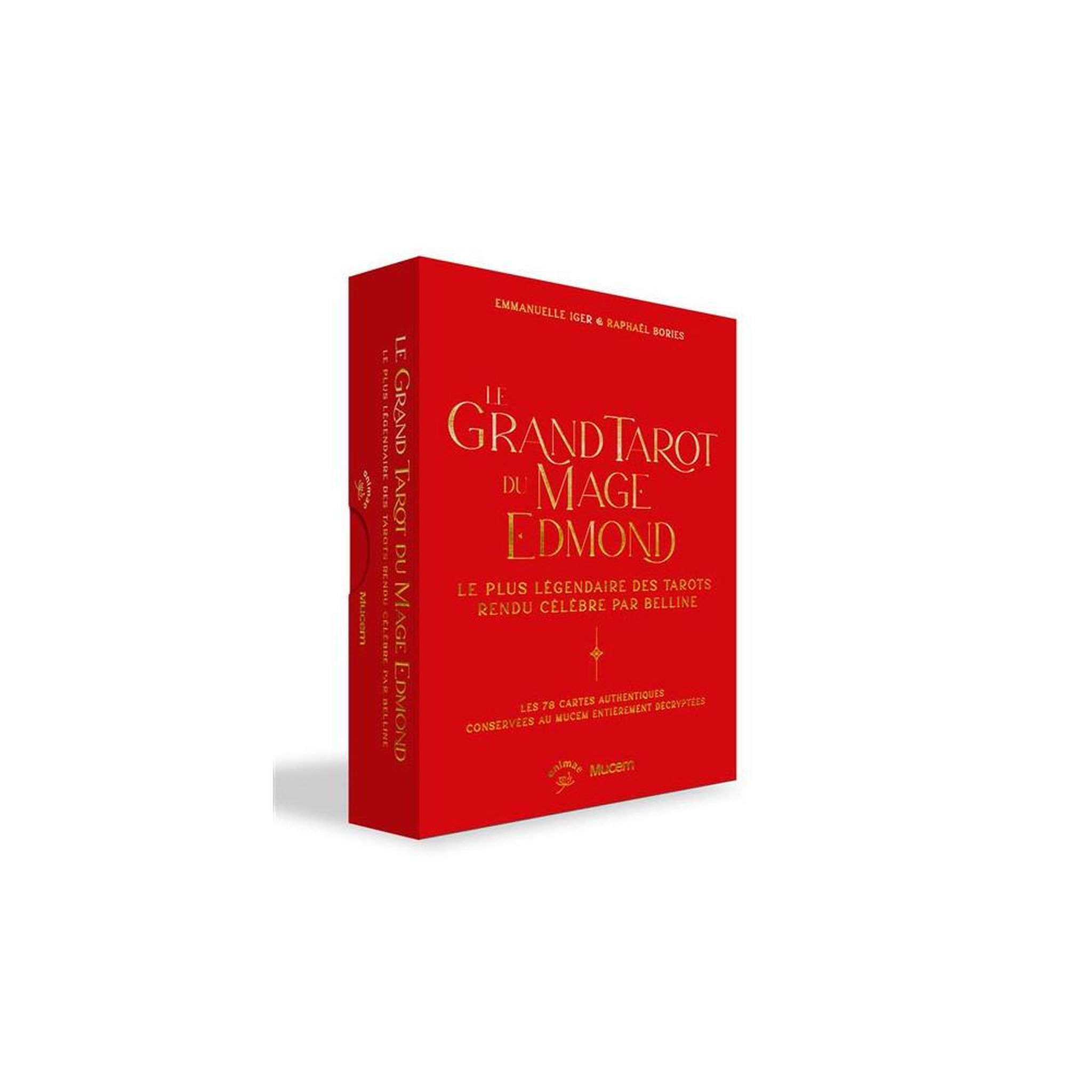 Tarot Le Grand Tarot du Mage Edmond Belline – Coffret de 78 cartes et livret d'interprétation 120 pages en français