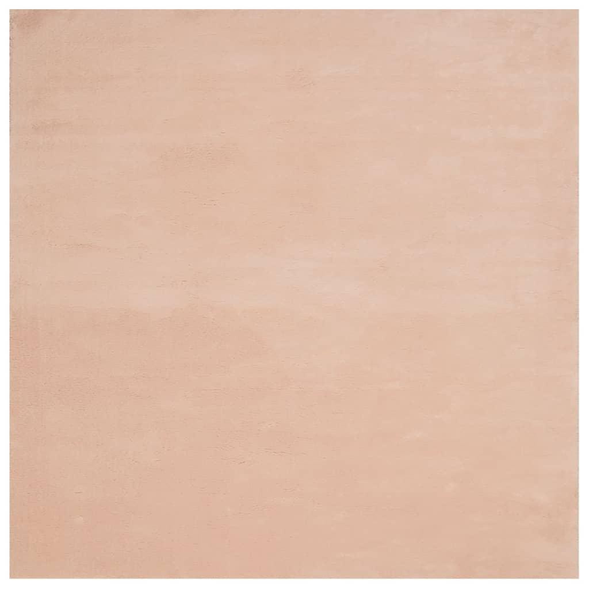 Voir la diapositive 2 : VIDAXL Tapis HUARTE a poils courts doux lavable rouge clair 160x160 cm