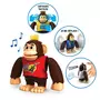 SILVERLIT Robot interactif Chimpy le singe fou rouge - Rock and Roll