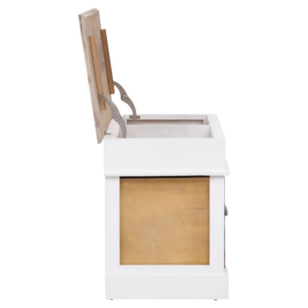 VIDAXL Banc d'entree 70 x 35 x 45 cm Bois de Paulownia