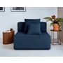 Voir la diapositive 2 : LISA DESIGN Colombine - module d'assise sans accoudoirs - en velours côtelé