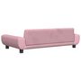 Voir la diapositive 5 : VIDAXL Lit pour chien rose 100x54x33 cm velours