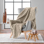 Voir la diapositive 3 : Paris Prix Plaid Flanelle en Relief  Mini Frosty  125x150cm Taupe