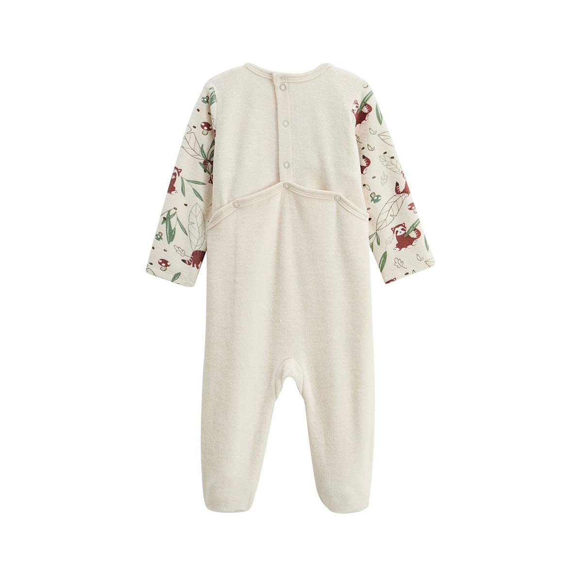 Petit Béguin Pyjama bébé en velours Gustin