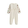 Voir la diapositive 2 : Petit Béguin Pyjama bébé en velours Gustin