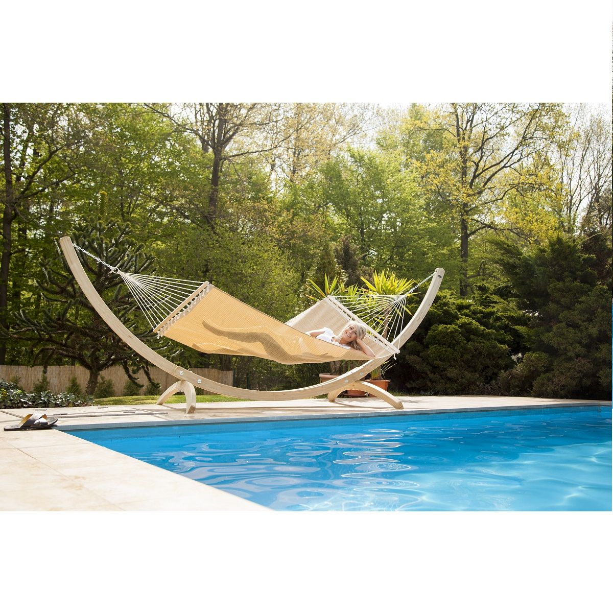 Support pour hamac Olymp de 300 à 360 cm.