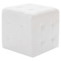 Voir la diapositive 2 : VIDAXL Poufs 2 pcs Blanc 30 x 30 x 30 cm Similicuir