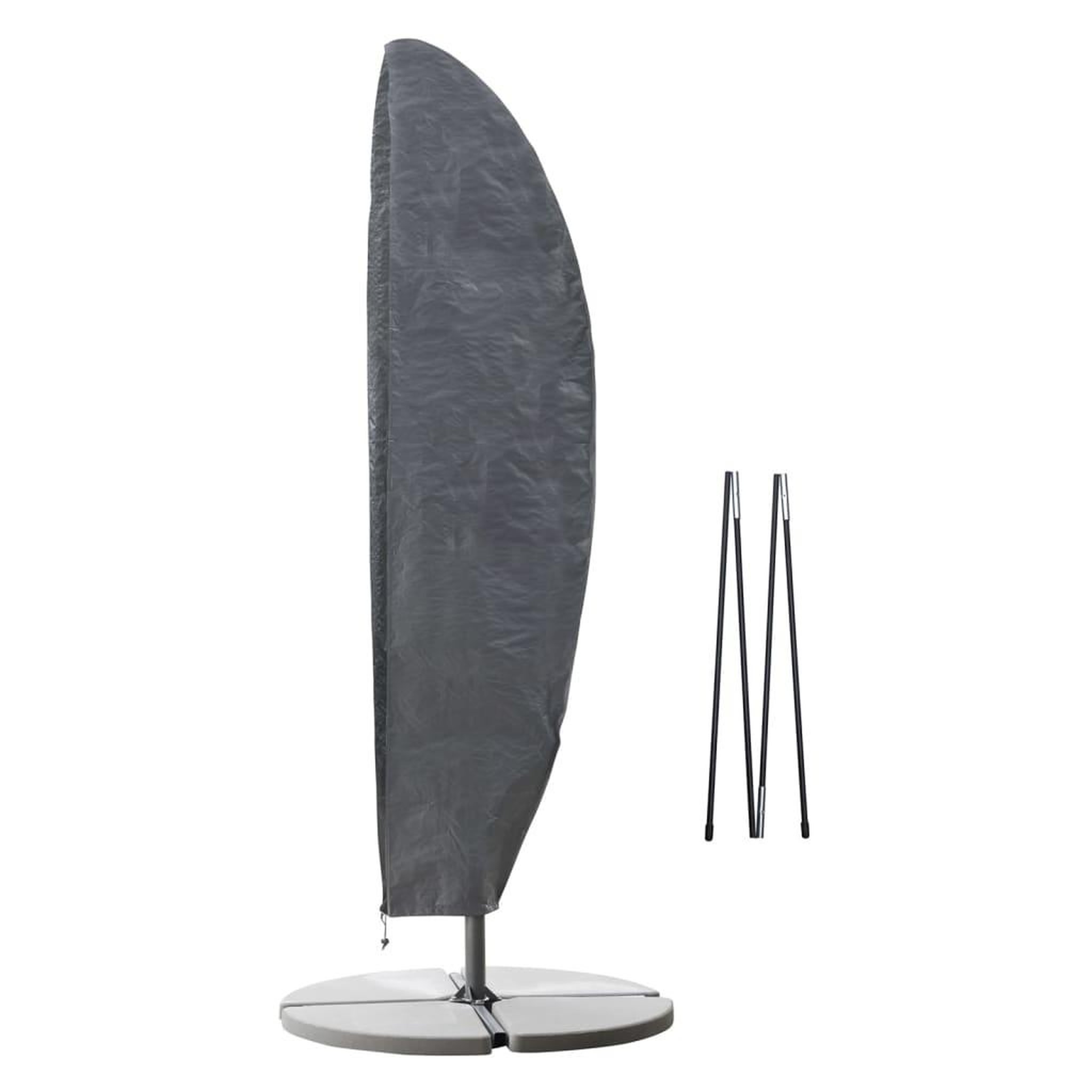 Voir la diapositive 2 : NATURE Nature Housse de protection pour parasols inclines 54/32x260 cm