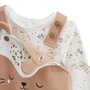 Voir la diapositive 5 : Petit Béguin Ensemble salopette bébé en molleton et t-shirt Mini Loutre