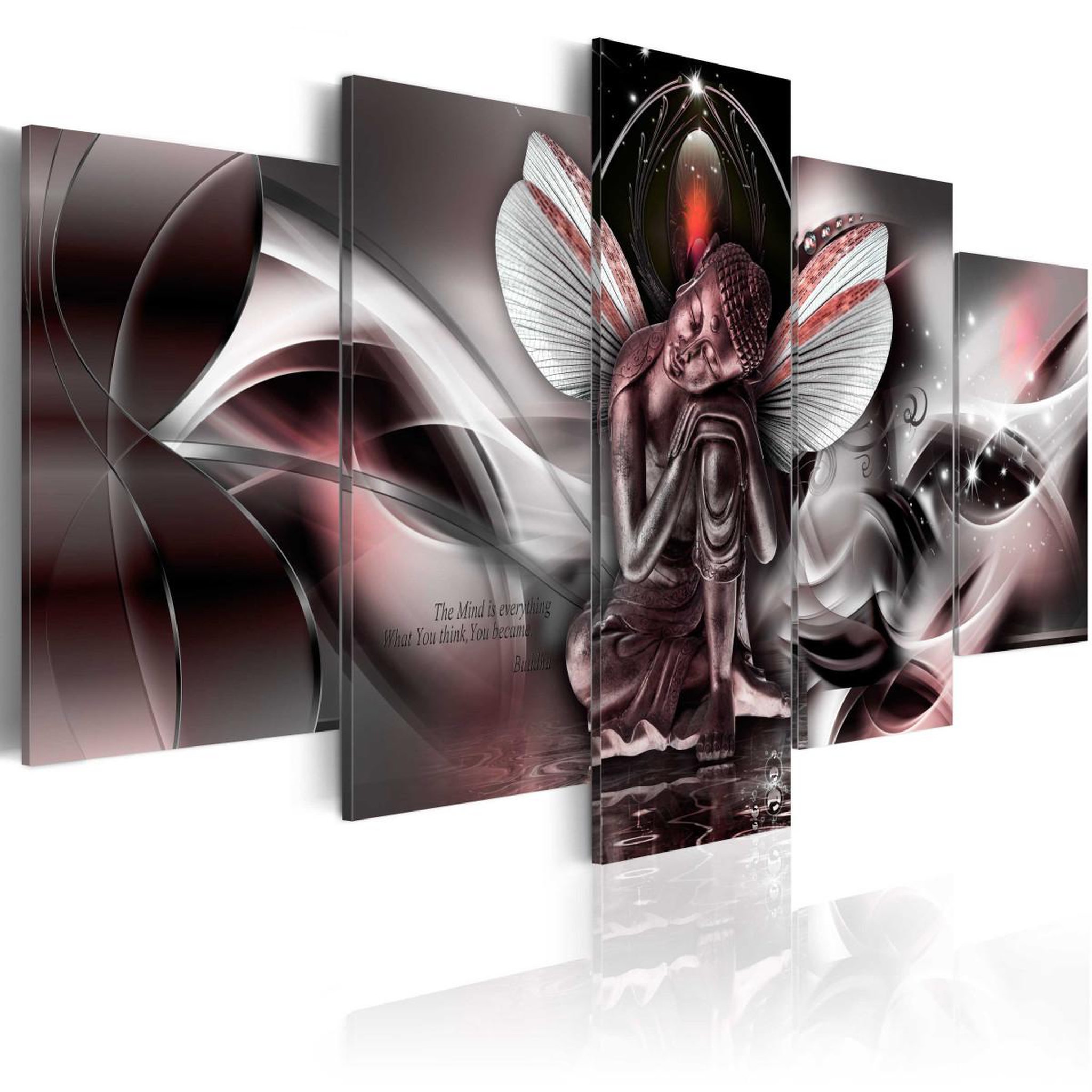 Voir la diapositive 1 : Paris Prix Tableau Imprimé  Mythical Buddha