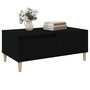 Voir la diapositive 4 : VIDAXL Table basse Noir 90x50x36,5 cm Bois d'ingenierie