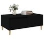 Voir la diapositive 4 : VIDAXL Table basse Noir 90x50x36,5 cm Bois d'ingenierie