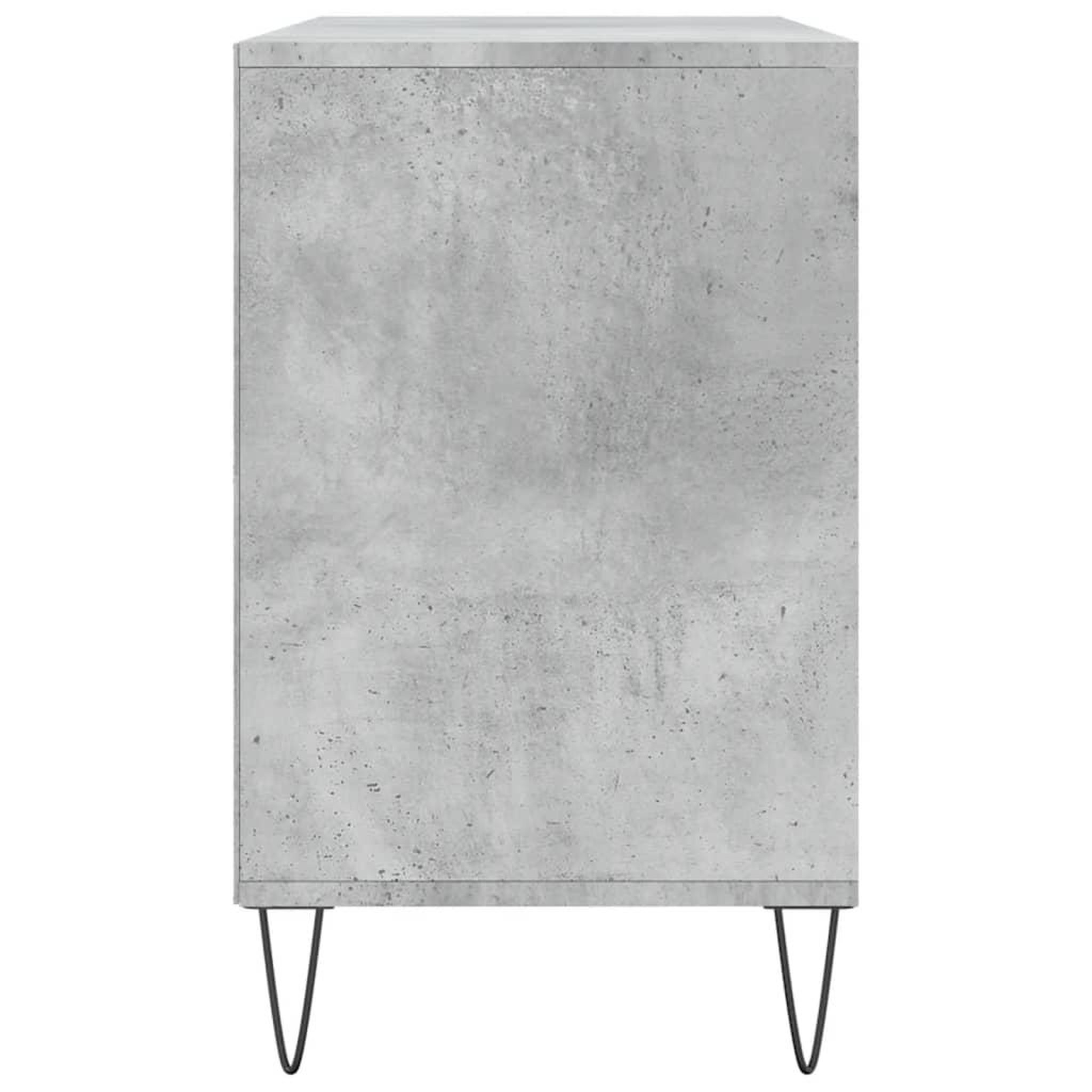 Voir la diapositive 5 : VIDAXL Armoire a chaussures Gris beton 102x36x60 cm Bois d'ingenierie