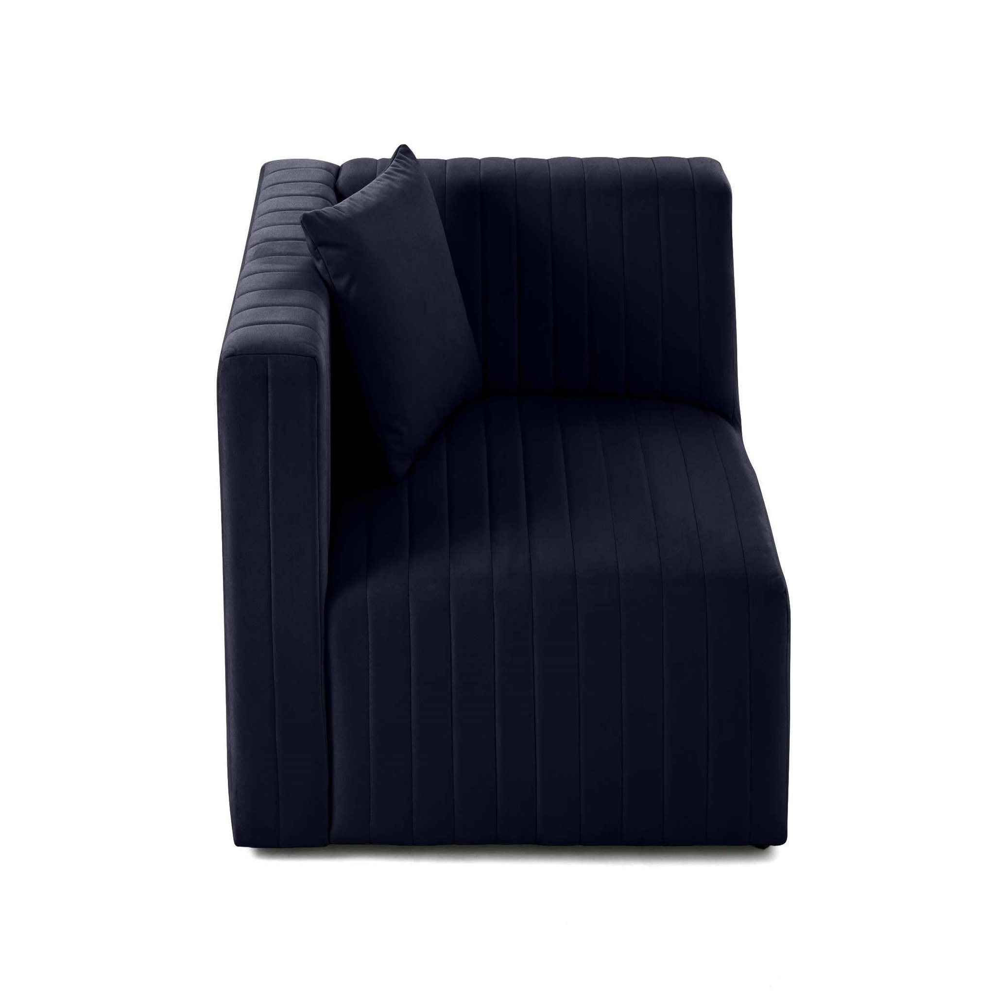 Voir la diapositive 6 : LISA DESIGN Nova - module d'assise gauche - en velours