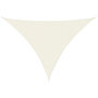 Voir la diapositive 2 : VIDAXL Voile de parasol tissu oxford triangulaire 5x7x7 m creme