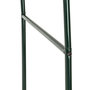 Voir la diapositive 4 : tectake Lot de 4 arches de jardin à roses en acier vert