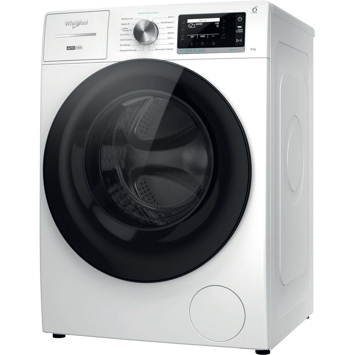 Whirlpool Lave linge hublot W8X89ADSILENCEFR