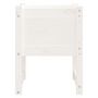 Voir la diapositive 4 : VIDAXL Jardiniere Blanc 40x40x52,5 cm Bois massif de pin