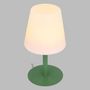 Voir la diapositive 4 : ATMOSPHERA Lampe extérieure Zach - Hauteur 30 cm - Vert Olive