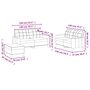 Voir la diapositive 6 : VIDAXL Ensemble de canapes 3 pcs avec coussins Cappuccino Similicuir