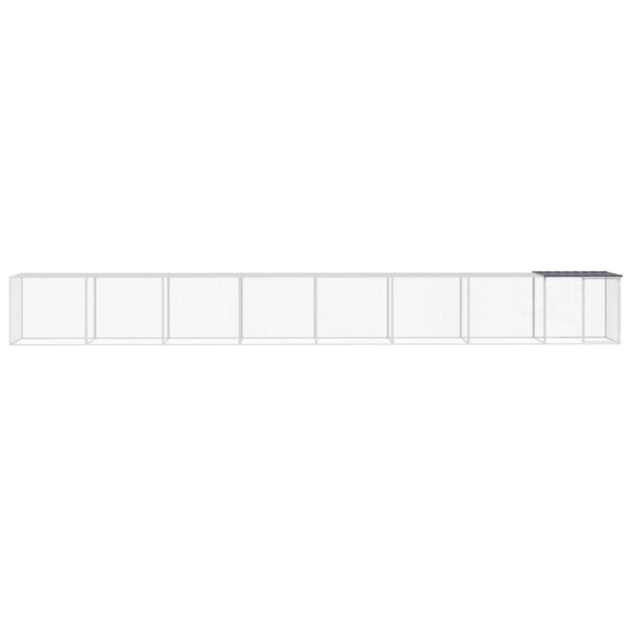 Voir la diapositive 3 : VIDAXL Poulailler avec toit anthracite 803x98x90 cm acier galvanise