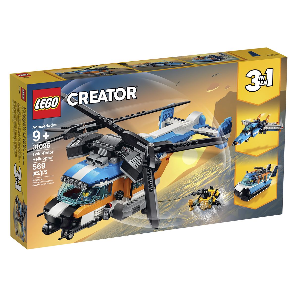 LEGO Creator 31096 - L'hélicoptère à double hélice