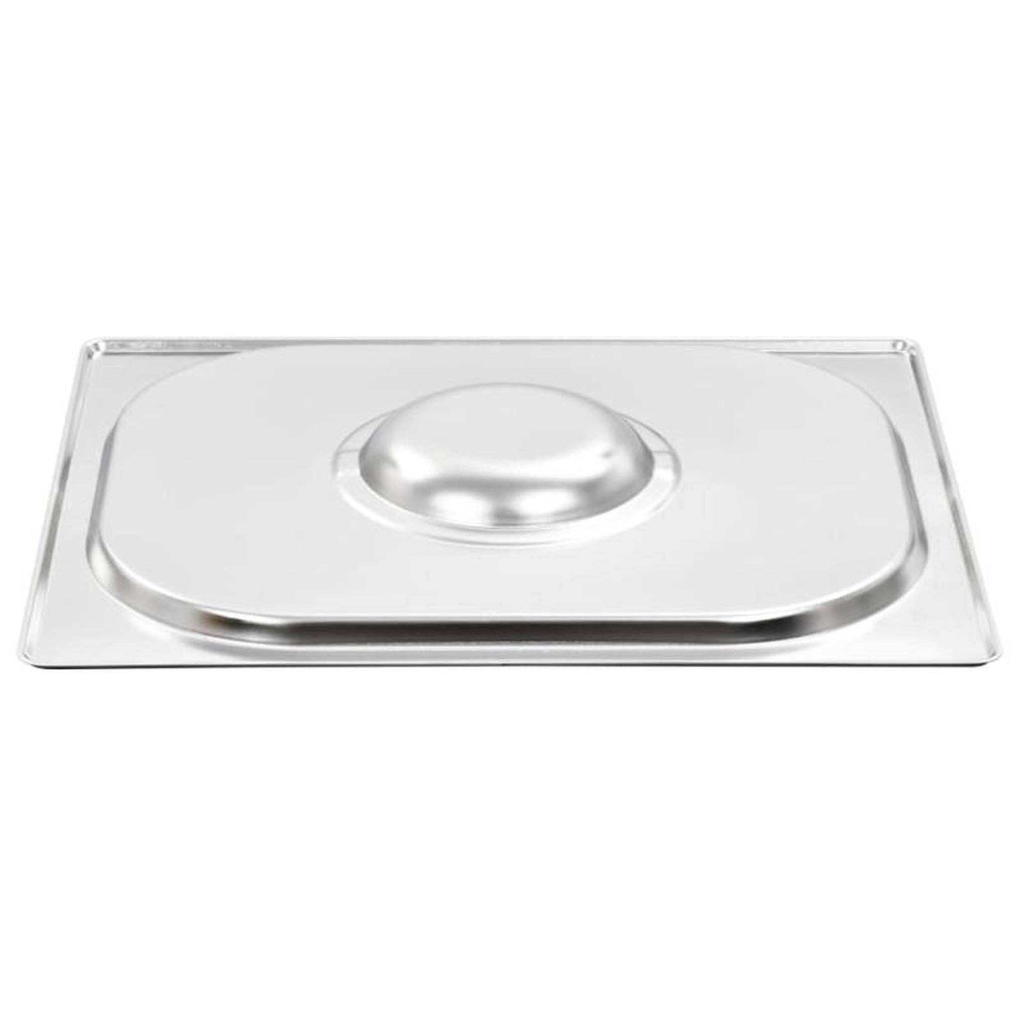 Voir la diapositive 4 : VIDAXL Couvercles de plateau 2 pcs GN 1 2 Acier inoxydable