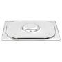 Voir la diapositive 4 : VIDAXL Couvercles de plateau 2 pcs GN 1 2 Acier inoxydable