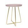 Voir la diapositive 5 : The Home Deco Factory Table d'appoint en métal design Glossy