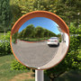 Voir la diapositive 1 : VIDAXL Miroir de traffic convexe exterieur Orange Ø30 cm Polycarbonate