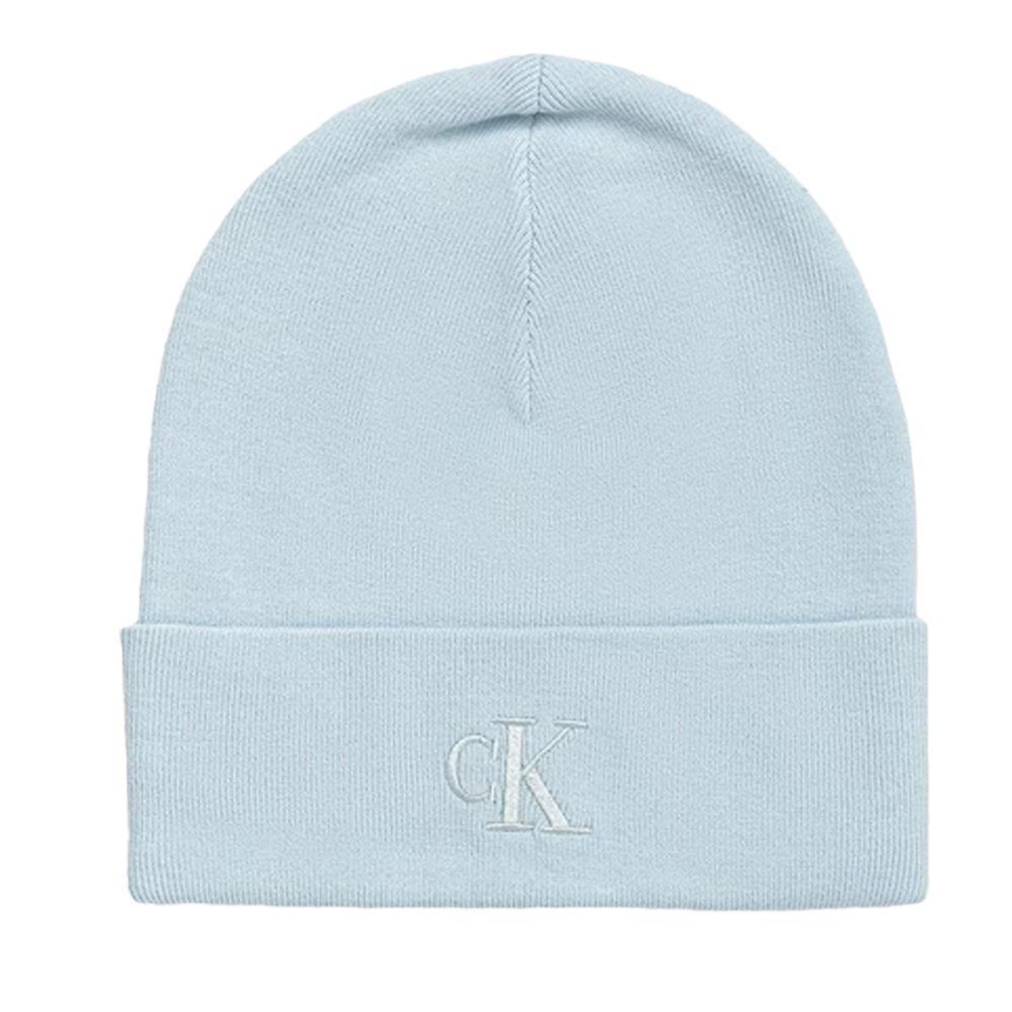 CALVIN KLEIN JEANS Bonnet bleu clair homme calvin klein jeans fine. Coloris disponibles : Bleu