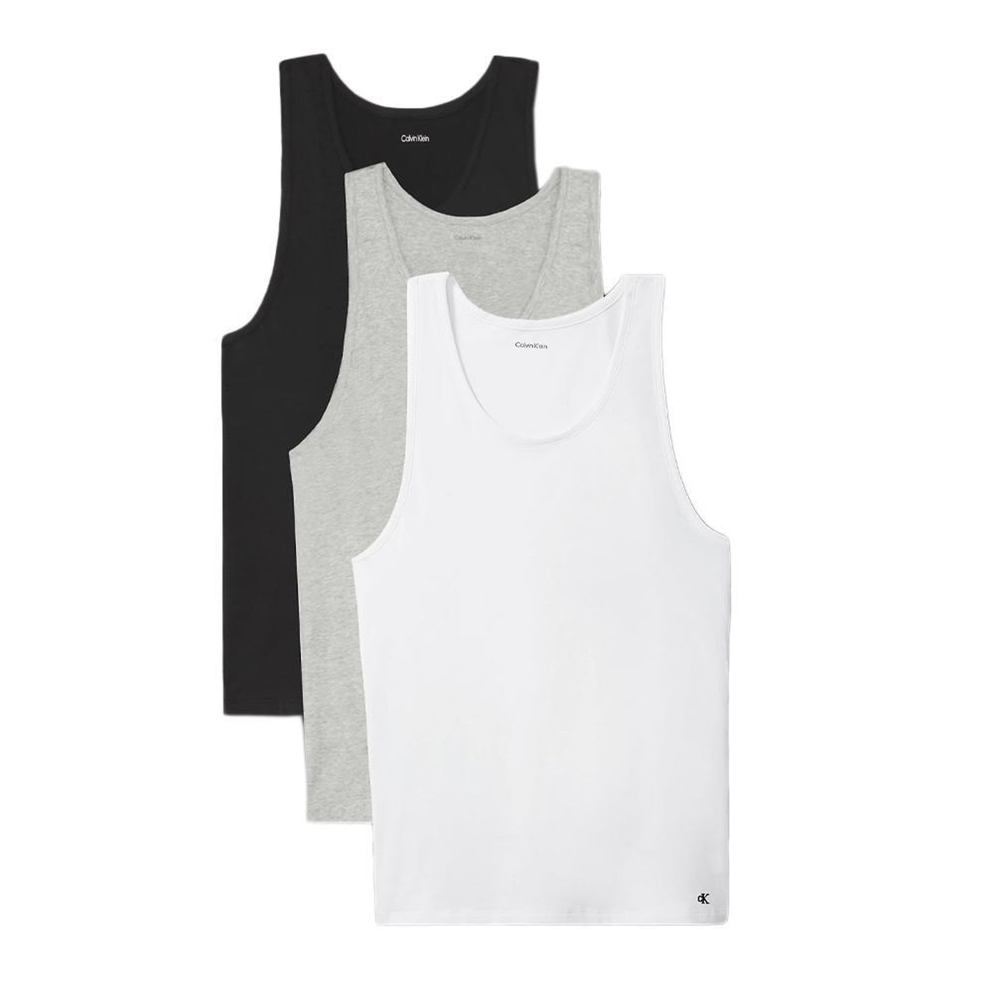 CALVIN KLEIN JEANS X3 Débardeurs Noir/Blanc/Gris Homme Calvin Klein Jeans Tank. Coloris disponibles : Noir