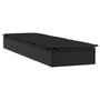 Voir la diapositive 4 : VIDAXL Chaise longue 1 pc avec coussin noir 201x55x62cm résine tressée