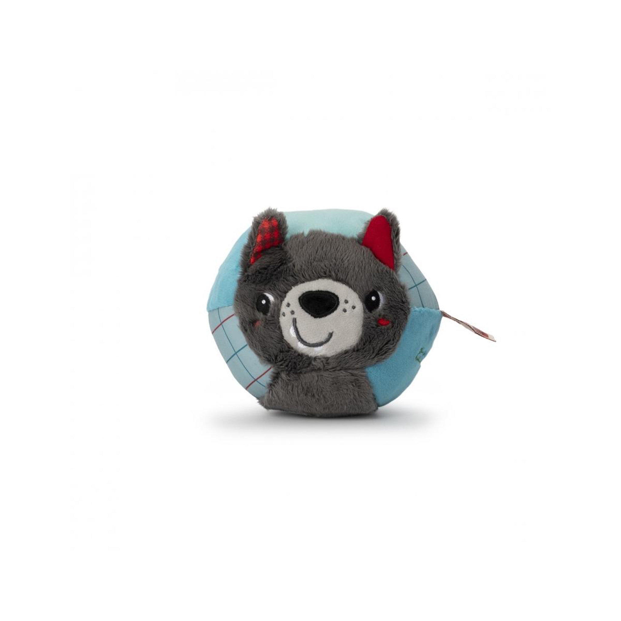 LILLIPUTIENS Balle Louis le loup en tissus