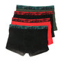 Voir la diapositive 1 : UMBRO x3 Boxers Noir/Kaki/Rouge Homme Umbro CLASS9