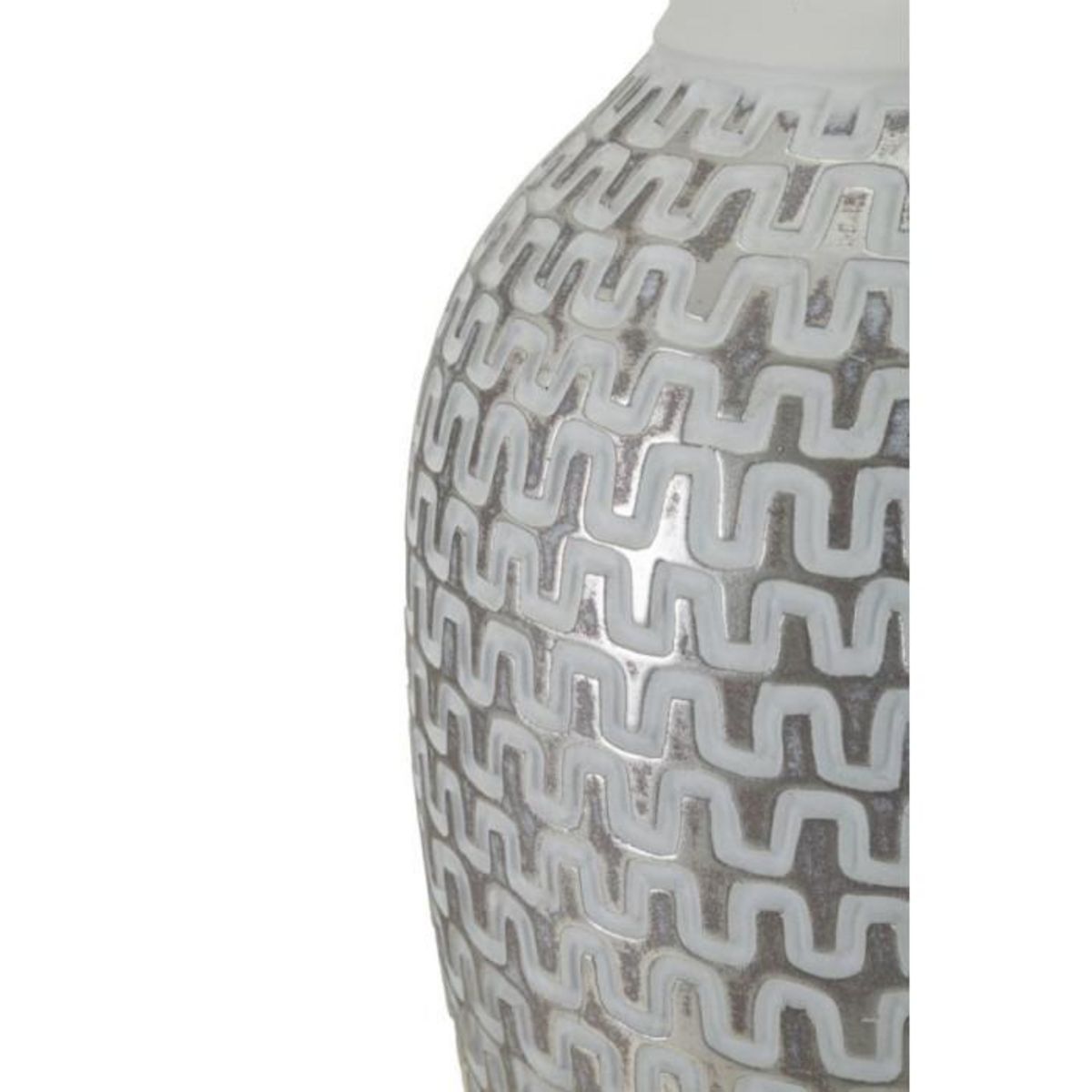 Paris Prix Lampe à Poser en Résine  Wave  65cm Blanc