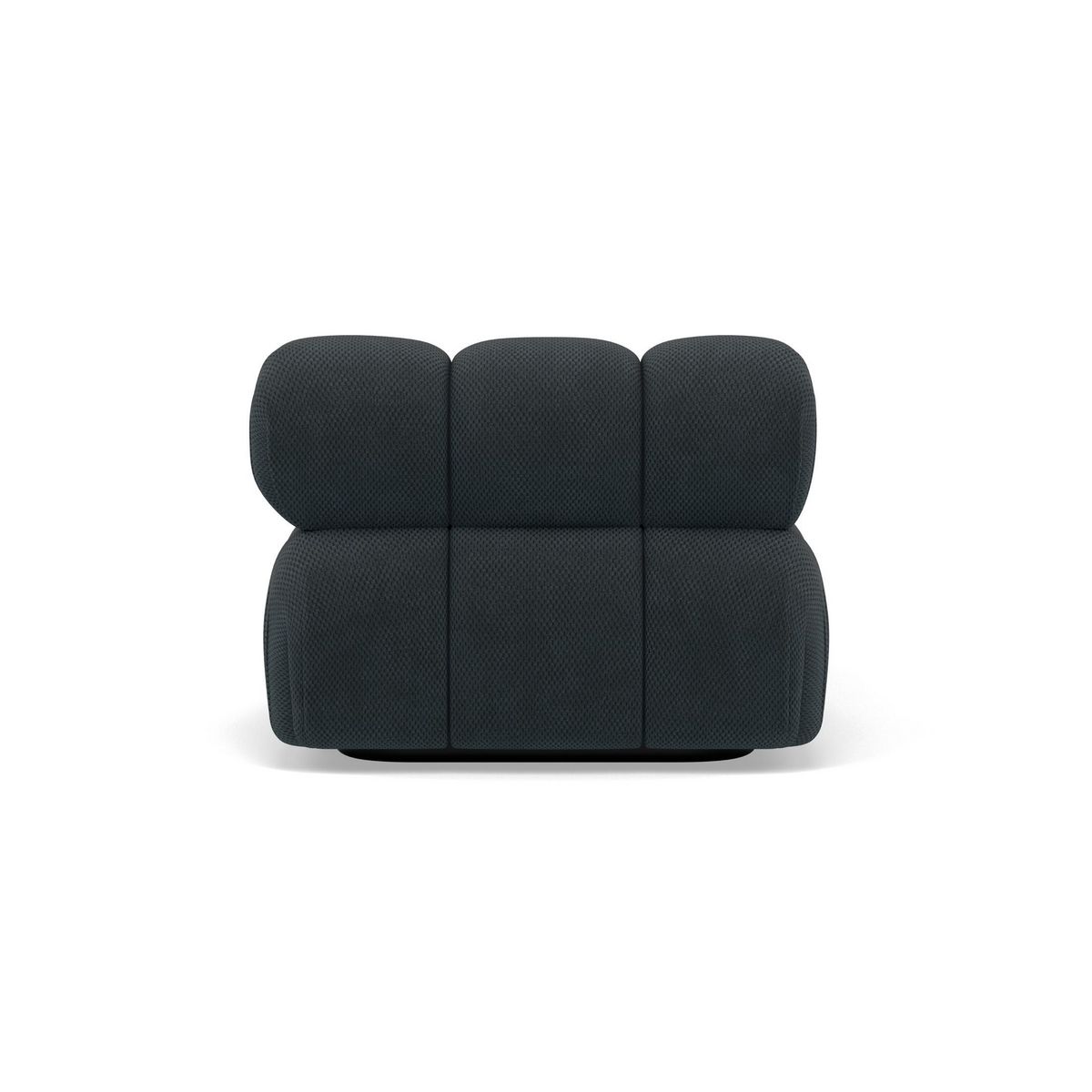 LISA DESIGN Ruby - module d'assise méridienne gauche en velours texturé