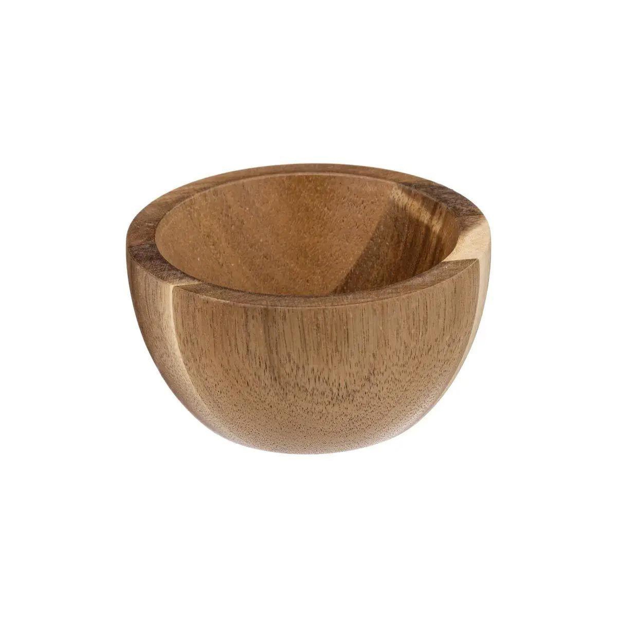 Voir la diapositive 2 : SECRET DE GOURMET Set apéritif 4 pièces  alicante  30cm marron