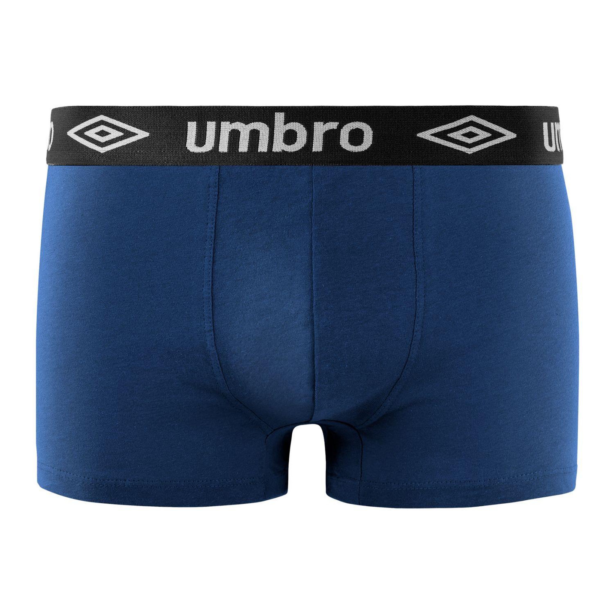 Voir la diapositive 4 : UMBRO Lot de 3 boxers coton homme uni