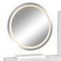 Voir la diapositive 6 : Paris Prix Coiffeuse Avec Miroir Lumineux  Essie  125cm Blanc & Or