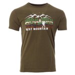 Best Mountain T shirt /Blanc Homme Best Mountain 2002. Coloris disponibles : Vert
