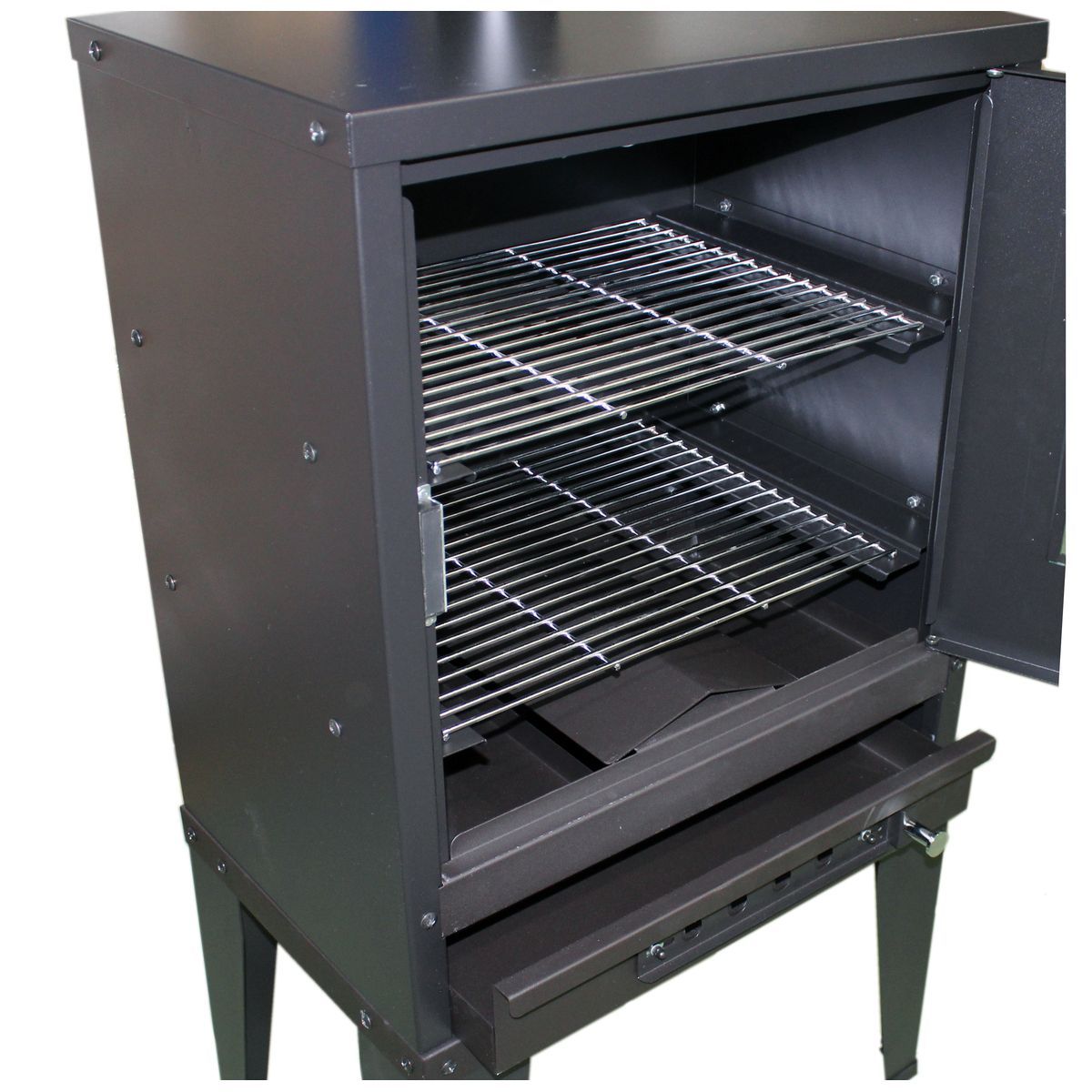 Imor Fumoir au charbon de bois 2 grilles 65x35cm