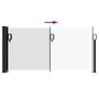 Voir la diapositive 5 : VIDAXL Auvent lateral retractable blanc 100x500 cm
