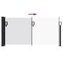 Voir la diapositive 5 : VIDAXL Auvent lateral retractable blanc 100x500 cm